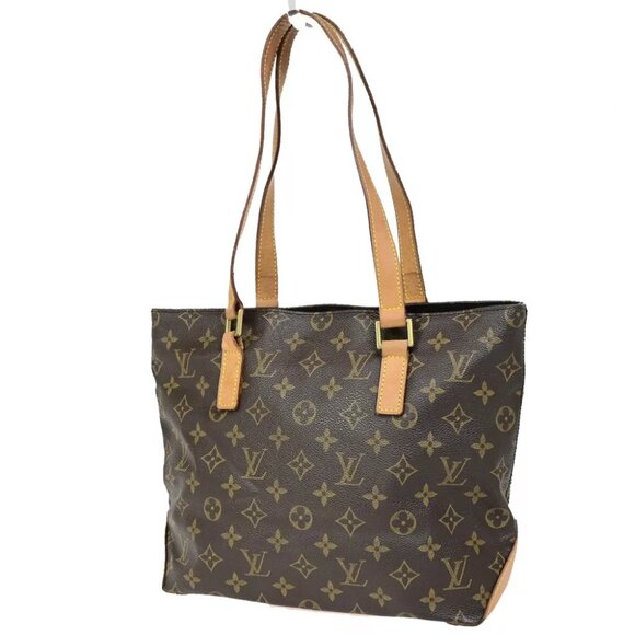 LOUIS VUITTON Cabas Piano Shoulder Bag Monogram Leather Brown - Picture 1 of 7